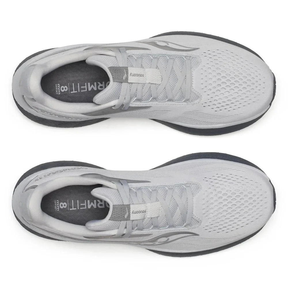 Saucony Ride 18 Mens Size 13 Running Shoes Cloud Shadow Grey Sneakers S21000-103